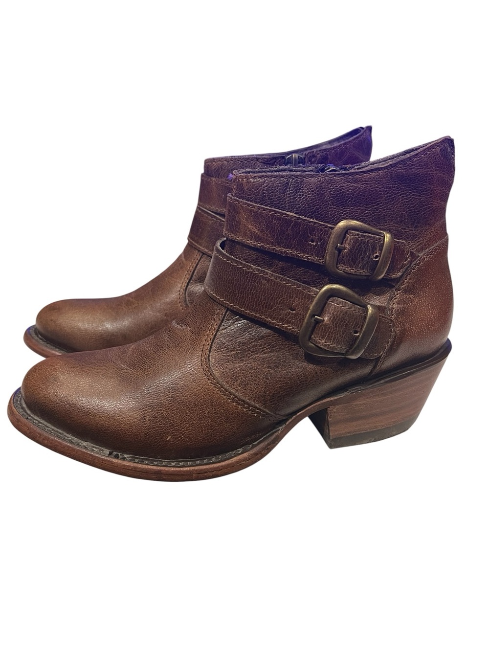 Golden Guns ankle boots strap buckle made in Mexico size 23